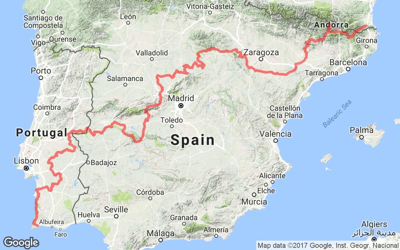 ADVTracks · a wonderful ride right trough spain an portugal .... i took ...